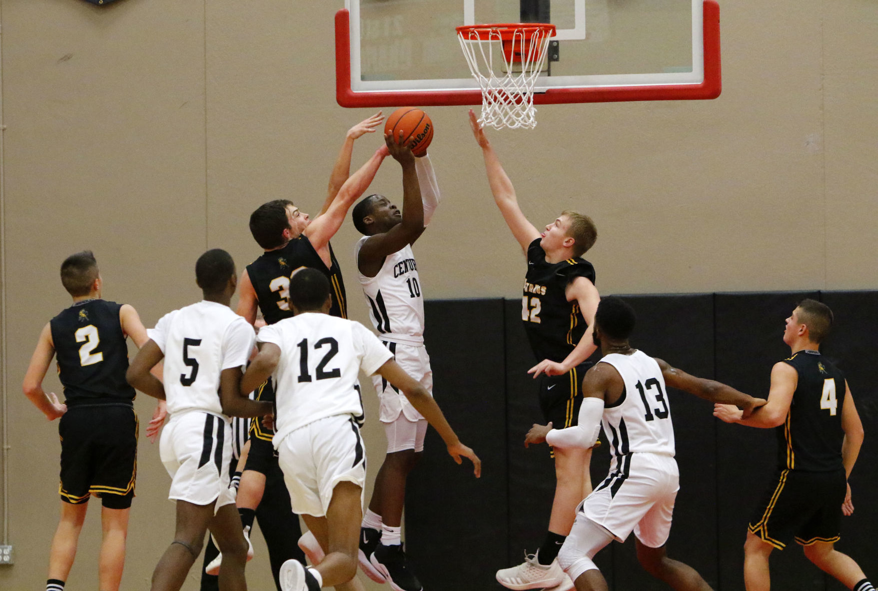 Kouts at 21st Century boys basketball